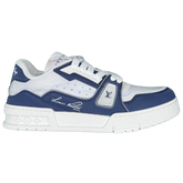 Louis Vuitton Trainer / Sneaker White / Navy / Dark Blue